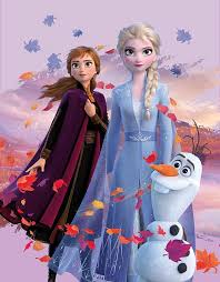 BERONAGE Disney Frozen 2 Barnrumsmatta - Dreamteam 100x133 cm